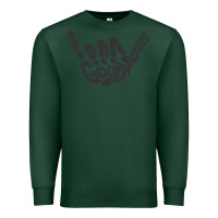 Sports Green goodvibes shaka Premium Sweatshirt - artisFamous