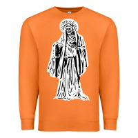 Carrot santa muerte blanca Premium Sweatshirt - artisFamous