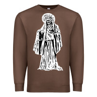 Chestnut santa muerte blanca Premium Sweatshirt - artisFamous