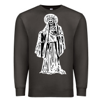 Smoke santa muerte blanca Premium Sweatshirt - artisFamous