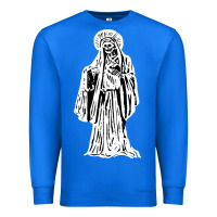 True Royal santa muerte blanca Premium Sweatshirt - artisFamous
