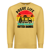 Antique Gold car pogue life outer banks Premium Sweatshirt - artisFamous