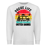Oatmeal Heather car pogue life outer banks Premium Sweatshirt - artisFamous