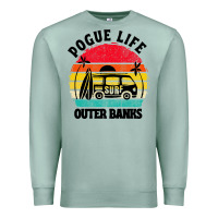 Seafoam car pogue life outer banks Premium Sweatshirt - artisFamous