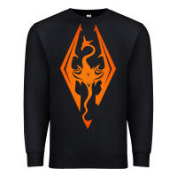 Black skyrim elder scrolls oblivion Premium Sweatshirt - artisFamous