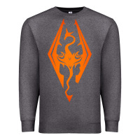 Charcoal Heather skyrim elder scrolls oblivion Premium Sweatshirt - artisFamous