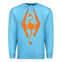 Ocean Blue skyrim elder scrolls oblivion Premium Sweatshirt - artisFamous
