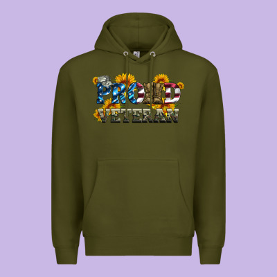Proud Veteran Boots And Hats Premium Hoodie Designed By Artiststas