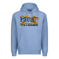 Colony Blue proud veteran boots and hats Premium Hoodie - Artiststas