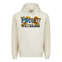 Oatmeal Heather proud veteran boots and hats Premium Hoodie - Artiststas