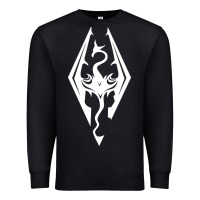 Black skyrim elder Premium Sweatshirt - artisFamous