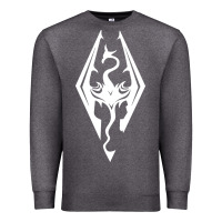Charcoal Heather skyrim elder Premium Sweatshirt - artisFamous