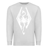 Dove Grey skyrim elder Premium Sweatshirt - artisFamous