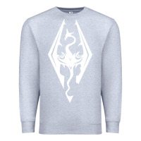 Heather Grey skyrim elder Premium Sweatshirt - artisFamous