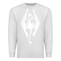 Oatmeal Heather skyrim elder Premium Sweatshirt - artisFamous