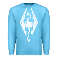 Ocean Blue skyrim elder Premium Sweatshirt - artisFamous