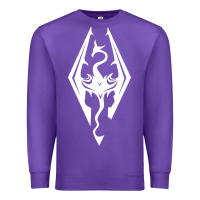 Purple skyrim elder Premium Sweatshirt - artisFamous