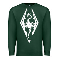 Sports Green skyrim elder Premium Sweatshirt - artisFamous