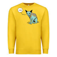 Lemon lying cat Premium Sweatshirt - artisFamous