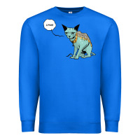 True Royal lying cat Premium Sweatshirt - artisFamous