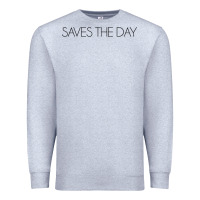 Heather Grey Saves The Day Premium Sweatshirt - artisFamous