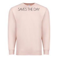 Pale Pink Saves The Day Premium Sweatshirt - artisFamous