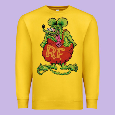 Classic Rat Fink Premium Sweatshirt Designed By Artisfamous