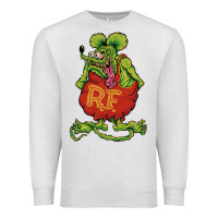 Oatmeal Heather classic rat fink Premium Sweatshirt - artisFamous