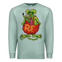 Seafoam classic rat fink Premium Sweatshirt - artisFamous