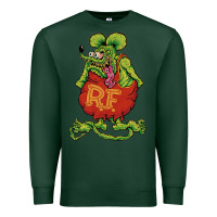 Sports Green classic rat fink Premium Sweatshirt - artisFamous