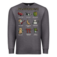 Charcoal Heather palindromes! Premium Sweatshirt - artisFamous