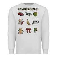 Dove Grey palindromes! Premium Sweatshirt - artisFamous