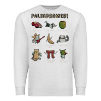 Oatmeal Heather palindromes! Premium Sweatshirt - artisFamous