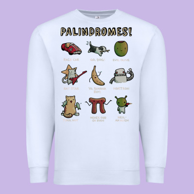 Palindromes! Premium Sweatshirt Designed By Artisfamous