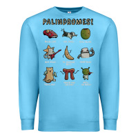 Ocean Blue palindromes! Premium Sweatshirt - artisFamous