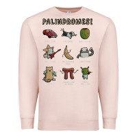 Pale Pink palindromes! Premium Sweatshirt - artisFamous