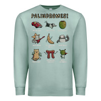 Seafoam palindromes! Premium Sweatshirt - artisFamous