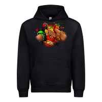 Black Juneteenth sneaker and heel afro woman Urban Hoodie - RanaPortraitStore