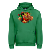 Emerald Juneteenth sneaker and heel afro woman Urban Hoodie - RanaPortraitStore