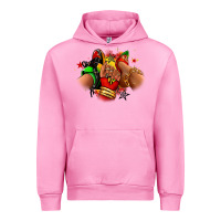 Fuchsia Pink Juneteenth sneaker and heel afro woman Urban Hoodie - RanaPortraitStore