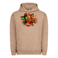 Pigment Burro Juneteenth sneaker and heel afro woman Urban Hoodie - RanaPortraitStore
