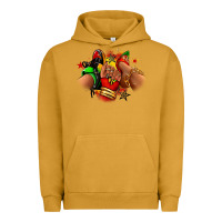 Pigment Peanut Butter Juneteenth sneaker and heel afro woman Urban Hoodie - RanaPortraitStore
