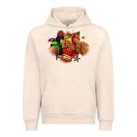 Sandshell Juneteenth sneaker and heel afro woman Urban Hoodie - RanaPortraitStore