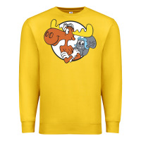 Lemon Vintage Rocky And Bullwinkle Premium Sweatshirt - artisFamous