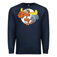 Vintage Rocky And Bullwinkle Premium Sweatshirt | Teevron