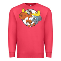 Cardinal Vintage Rocky And Bullwinkle Premium Sweatshirt - artisFamous