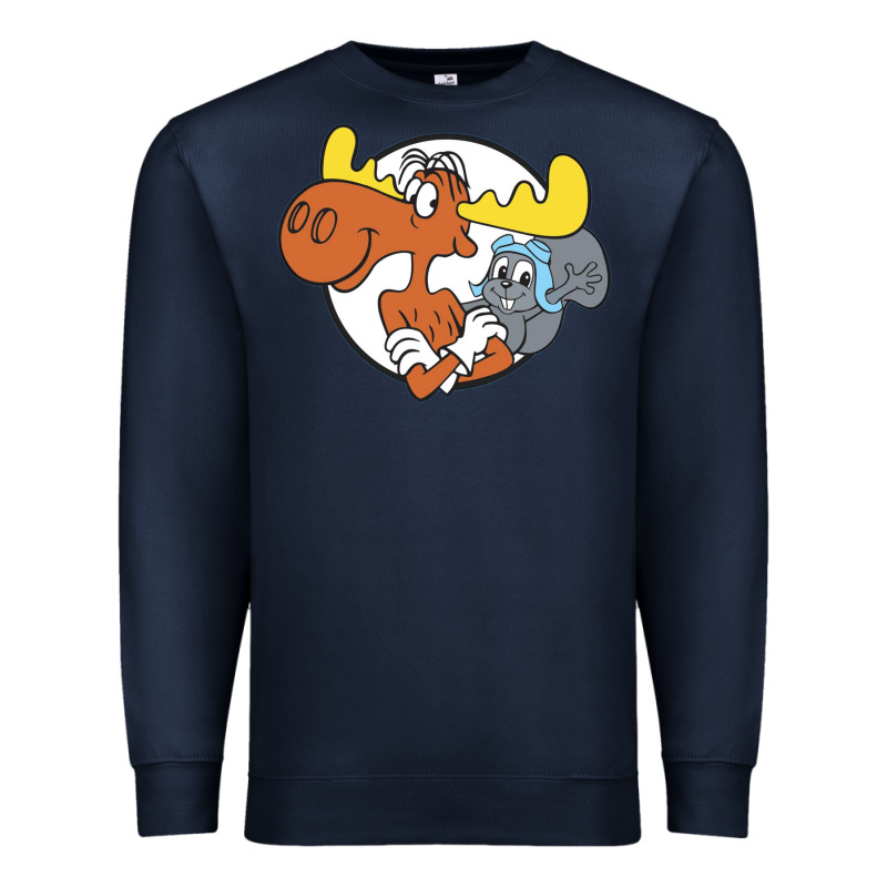 Vintage Rocky And Bullwinkle Premium Sweatshirt by artisFamous | Teevron