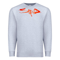 Heather Grey staind new Premium Sweatshirt - artisFamous