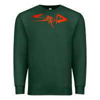 Sports Green staind new Premium Sweatshirt - artisFamous
