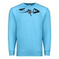 Ocean Blue staind new Premium Sweatshirt - artisFamous